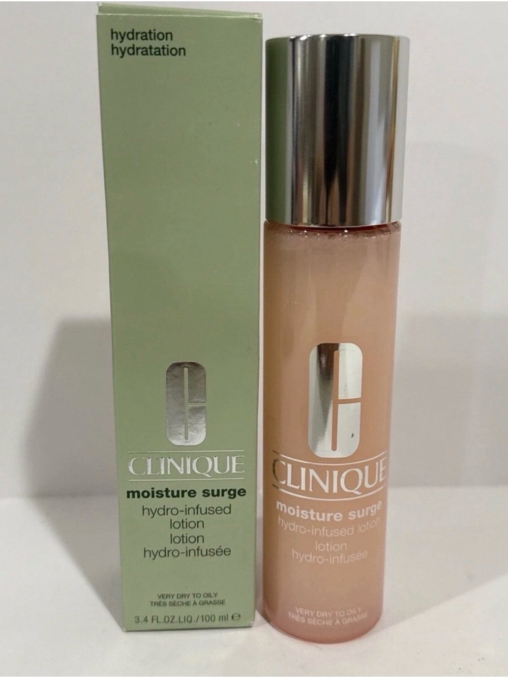 Clinique Moisture Surge Hydro-Infused Lotion - Pink & Silver